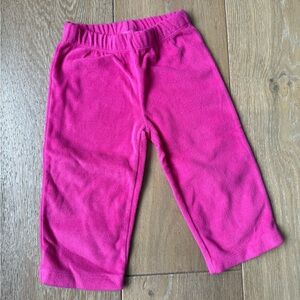 Carter’s Carter’s baby girl fleece pants pajama pants pink size 18 months